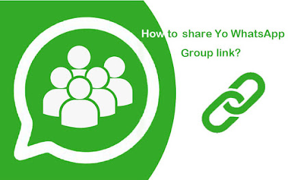 How to share YoWhatsApp group link?
