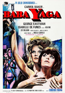 BABA YAGA. Italia. Cartel: 100 x 140 cms. Ilustración: Piero Ermanno Iaia. Imprenta: Novograph, Roma. BABA YAGA / BLACK MAGIC (MAGIA NEGRA). Baba Yaga. 1973. Italia, Francia. Dirección: Corrado Farina. Reparto: Carroll Baker, George Eastman, Isabelle De Funès, Ely Galleani, Daniela Balzaretti, Mario Matia Giorgetti, Angela Covello, Sergio Masieri.