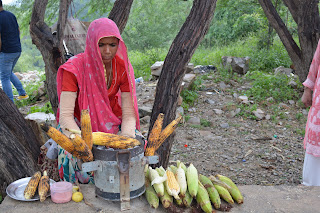 Corn Stand in India