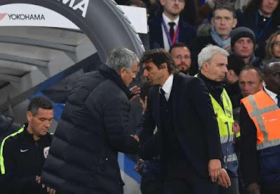 Jose Mourinho accused Chelsea coach Antonio Conte of humiliating Man U 