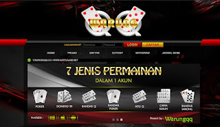 WarungQiuQiu Judi Poker Online Domino QQ 99 BandarQ Terpercaya