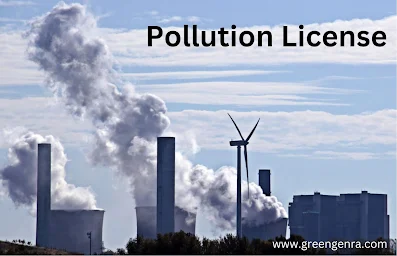 Pollution license for business online