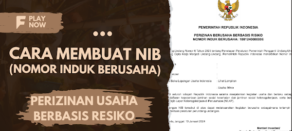 Cara Daftar NIB | PERIZINAN BERUSAHA BERBASIS RISIKO