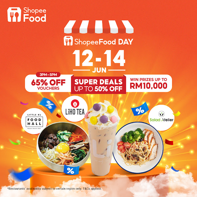 Join Order & Win Contest to Win Prizes Up to RM10,000 on ShopeeFood Day