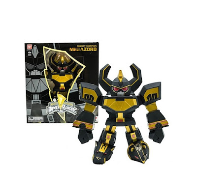 San Diego Comic-Con 2017 Exclusive Mighty Morphin Power Rangers Black & Gold Megazord Tokyo Vinyl Figure by Touma x Bandai