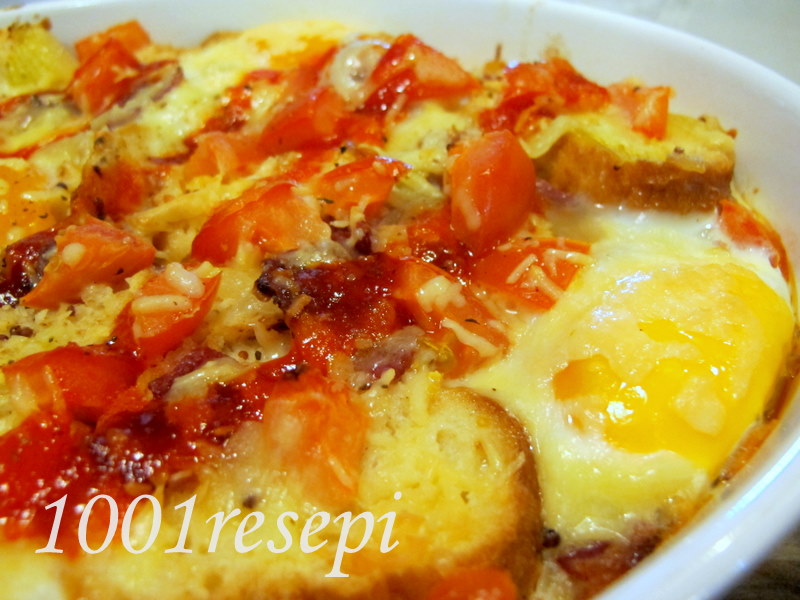 Koleksi 1001 Resepi: simple bread and eggs quiche