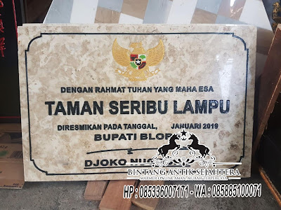 Prasasti Marmer Surabaya, Marmer Prasasti Peresmian, Harga Prasasti Marmer Surabaya