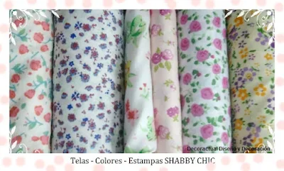 Telas estilo shabby chic