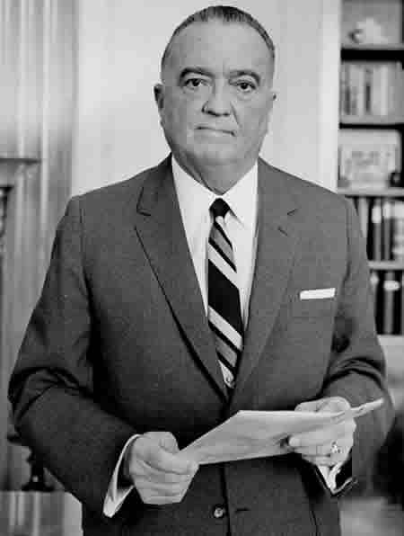  Edgar Hoover was the longtime manager of the Federal Bureau of Investigation J. Edgar Hoover