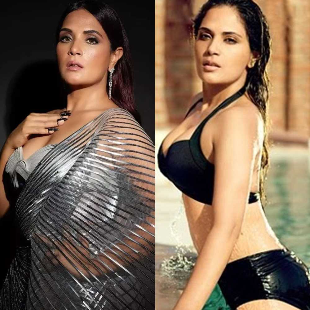 Richa Chadha saree vs bikini hot actress