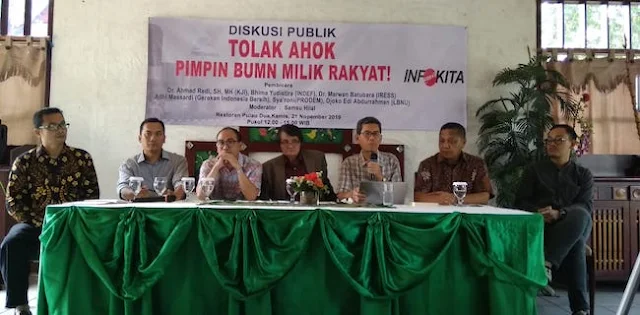 Para Tokoh Tolak Ahok Pimpin BUMN Milik Rakyat