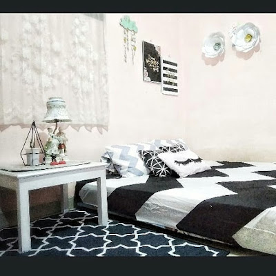 Kamar Nuansa Hitam  Putih  Sederhana Desain  Kamar 