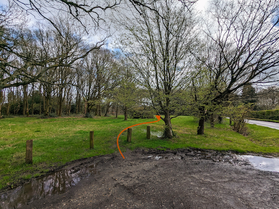 Follow the path that heads SE out of the car park