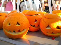 snack o lanterns fruit salads halloween food