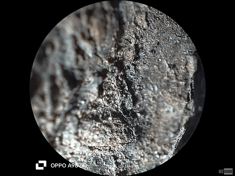OPPO A98's microscope lens 40x