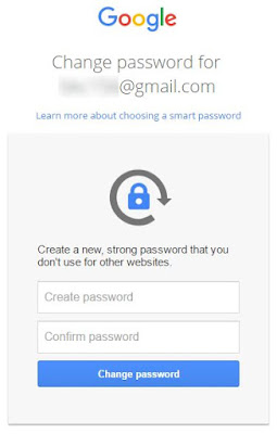 Create a new, strong password that you don't use for other websites