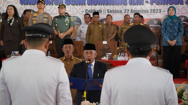 Pesan Bupati OKI Kepada Kades Baru Dilantik: Akselerasi Pembangunan Desa 