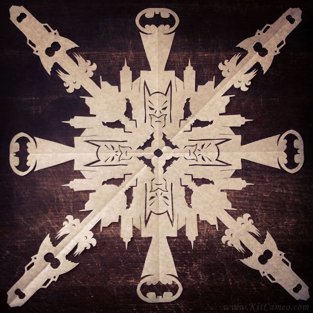 paper-cut snowflakes with highly detailed