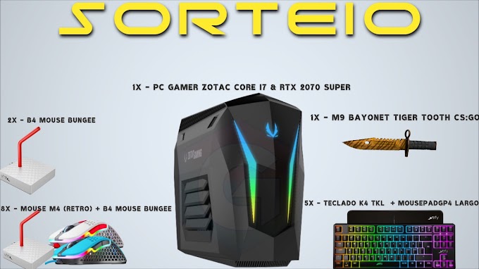 Sorteio de um PC Gamer Core i7 e RTX 2070 SUPER e Muito Mais