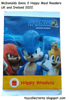 McDonalds Sonic 2 Toys 2022 UK Happy Meal Readers