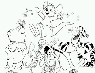 Dibujos de Winnie Pooh para Pintar, parte 4