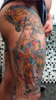 Sexy Thigh Japanese Tattoos Picture With Geisha Tattoo Designs With Image Thigh Japanese Geisha Tattoos For Women Tattoo Gallery 6