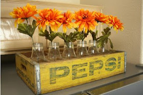 Vintage Soda Crate Decorating