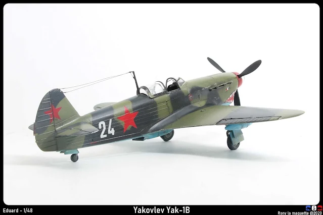 Maquette du Yak-1B de Eduard au 1/48.