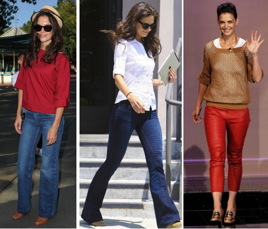 Katie Holmes Looks Great in Trousers
