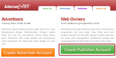 cara daftar adsensecamp