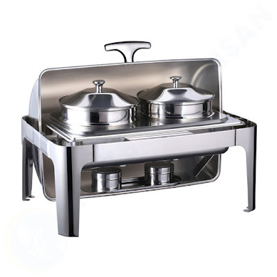 Nồi hâm soup buffet chữ nhật nắp vòm mở 180 độ NF2117-S