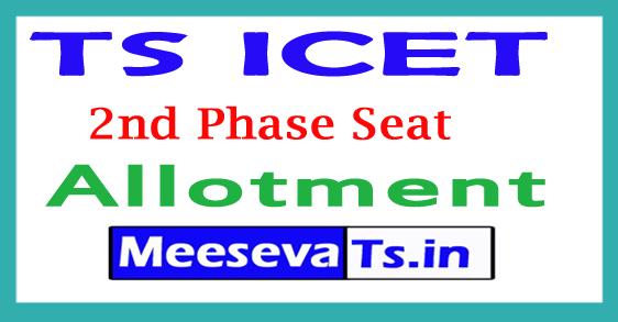 TS ICET 2nd Phase Seat Allotment 2018