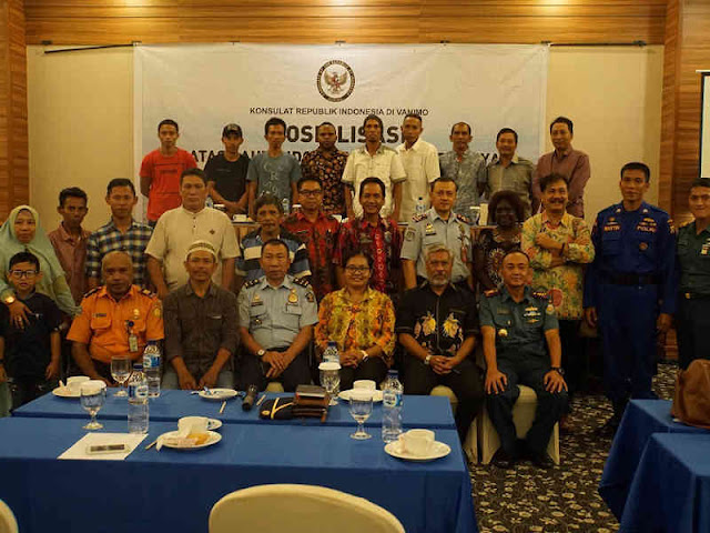 Lantamal X Jayapura Fokus Amankan Batas Laut Utara RI-PNG