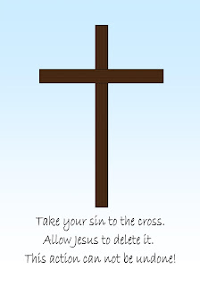 Sin, cross, forgiveness, Jesus