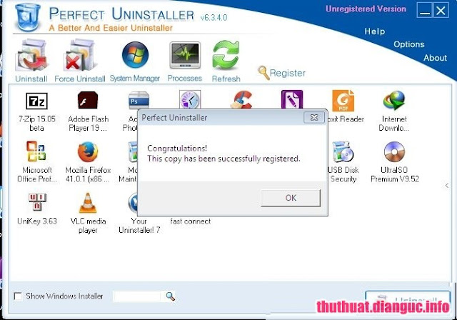 Download Perfect Uninstaller 6.3.4.0 full crack