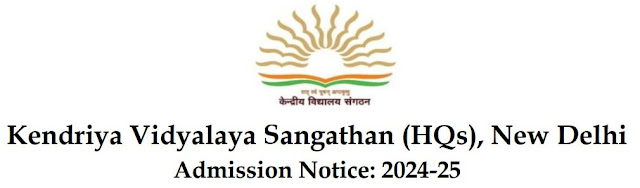 Admission in Kendriya Vidyalaya 2024