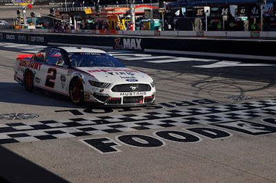 It looked like the wild, wild west at Bristol Motor Speedway Sunday afternoon. #NASCAR