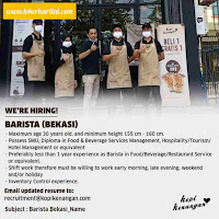 loker kopi kenangan bekasi 2021