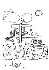 Download Tractor Coloring Pages