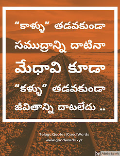 Telugu Quotes on jurney of Life and problems