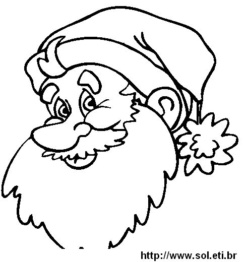 desenho para colorir natal