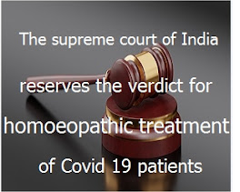 The supreme court of India reserves the verdict for homoeopathic treatment of Covid 19 patients