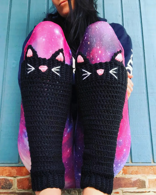 kitty leg warmer pattern