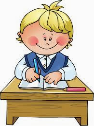 Image of a child sitting at a desk