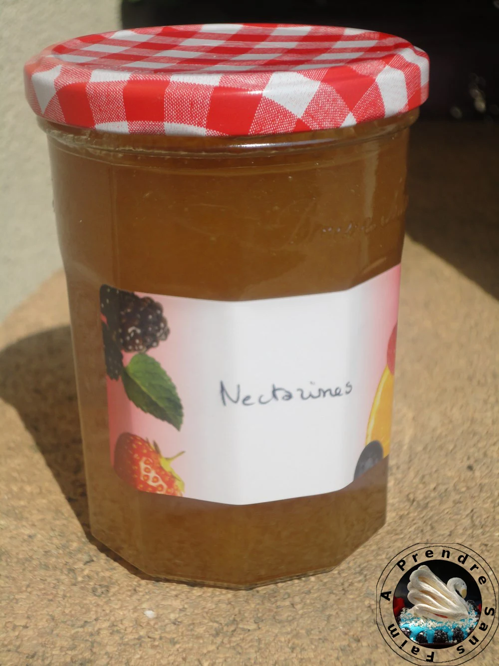 Confiture de nectarines vanillée