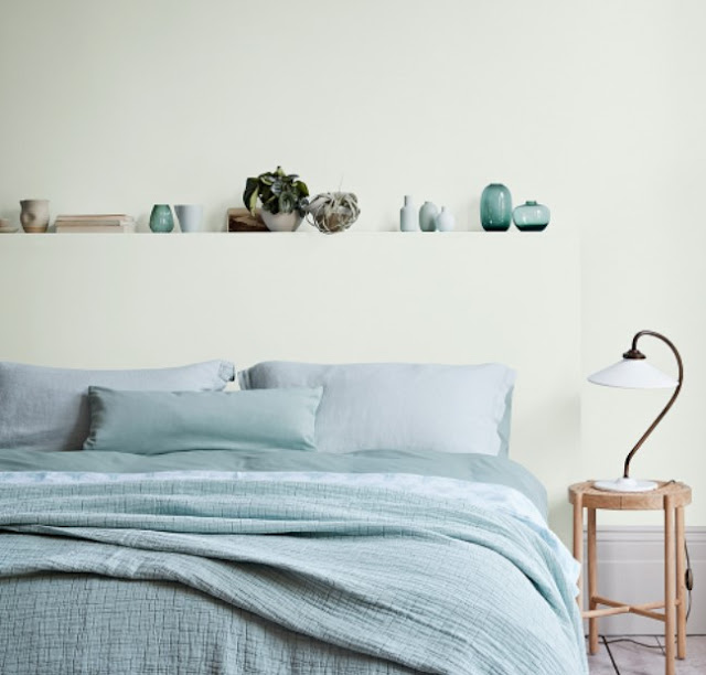 modern sage green bedroom