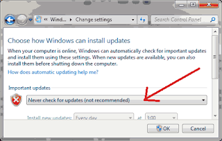 Cara Mematikan Update Windows 7 Ultimate Secara Permanen