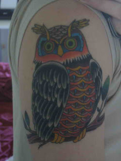 Shoulder Owl Tattoos