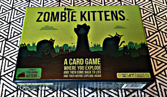 Zombie Kittens card game box