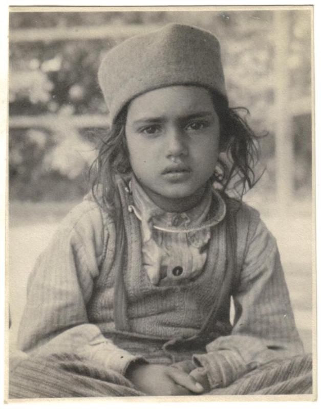 Portrait of a Little Indian Child - 1945